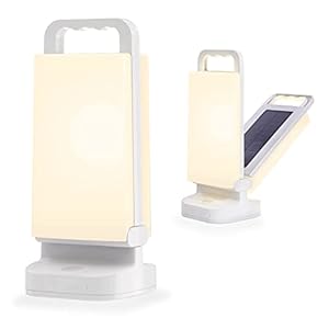 LED ランタン Lepwings ソーラーライトキャンプランタン ソーラーランタン 折り畳み式 ハンドル付き