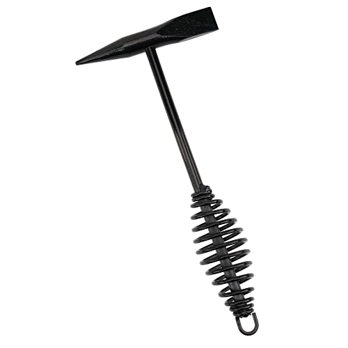 Luckyweld Welding Chipping Hammer with Coil Spring Handle,