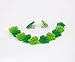 Yalis 12 Pcs Decorative Push Pins, Green Leaves Creative Thumbtacks for Home or Office Whiteboard, Corkboard, Wall Holding Photo and Paper or Decoration