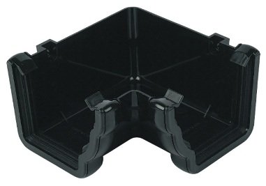 FLOPLAST 90° Angle - Internal RAN1 for 110mm Niagara Ogee System (Black)