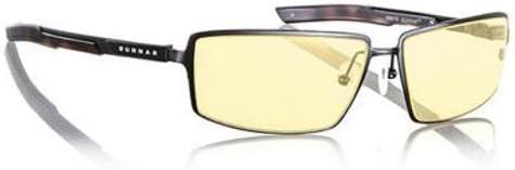 Gunnar Regent Onyx/Amber Computer Glasses with Adjustable Floating Nose Pads