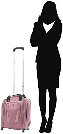 Travelpro Maxlite 5-Rolling Underseat Compact Carry-On Bag, Dusty Rose, 15-Inch 6 Travelpro Maxlite 5-Rolling Underseat Compact Carry-On Bag, Dusty Rose, 15-Inch
