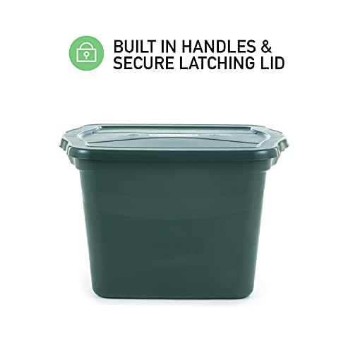 Rubbermaid ECOSense Storage Totes 29 Gal Pack of 5 Durable, Reusable