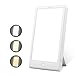 Light Therapy Lamp, HOSOME 10,000 Lux LED Bright White Therapy Light with 3 Color Modes, UV Free White Light Therapy with 3 Timer Settings, USB Powered & Compact Size, Touch Control