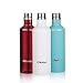 Obstal Stainless Steel Insulated Tumbler - Double Wall Vacuum Travel Mug for Coffee with Straw, Slider Lid, Cleaning Brush (18 oz, Aqua Blue)