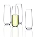 FDCuvée Set-of-4 8oz Unbreakable Stemless Champagne Flute 100% Tritan | Dishwasher safe
