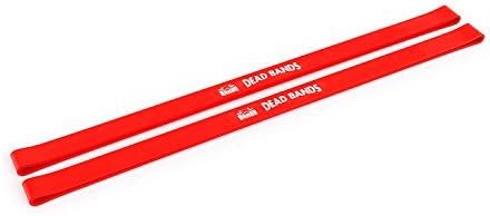 The x Bands Dead Bands Premium Weightlifting Resistance Loop Band for Weight Lifting Exercise - Heavy Duty Rubber Loops for Deadlift, Powerlifting, Strength Workout - 150/250 lbs Sets