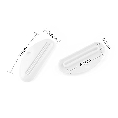 Toothpaste Clip,Bagvhandbagro Multi-functional Tube Squeezer Cleanser Toothpaste(2 PCS) [Random Color]