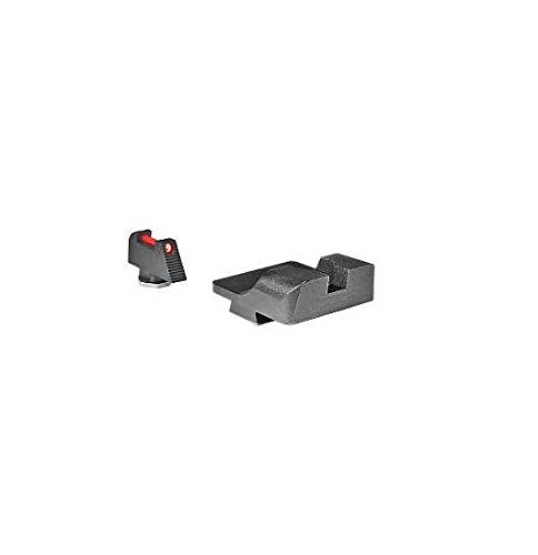 Warren Tactical Sevigny Competition Plain Rear W/ Fiber Optic Front Sight Set For Glock