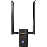 WISE TIGER WiFi Adapter 1200Mbps High Speed USB 3.0 AC Wireless Usb Long Rang Dual Band Network Card with Dual Antenna Support for Win 10/8.1/8/XP/Vista Mac os 10.5-10.12 -Install Fast, Just 3 Minutes