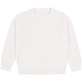 Miccina Baby Toddler Boys Sweater Girls Knit Pullover Sweatshirt Kids Long Sleeve Crew Neck Solid Casual Tops