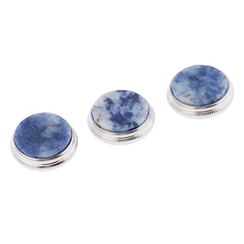 image for D DOLITY Set of 3 Trumpet Valve Finger Buttons Colorful Shell Repair P