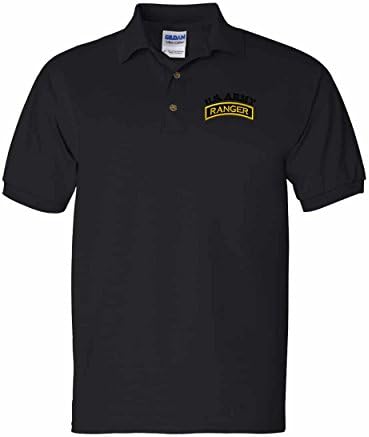 US Army Ranger Custom Personalized Embroidery Embroidered Golf Polo Shirt