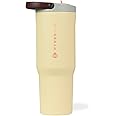 HydroJug Sport - Stainless Steel Tumbler with Straw, Vacuum Insulated, 32oz Leakproof Water Bottle, Ergonomic Design, Reusable, Dishwasher Safe, Rubber Base, Durable for Gym or Outdoors, Belle