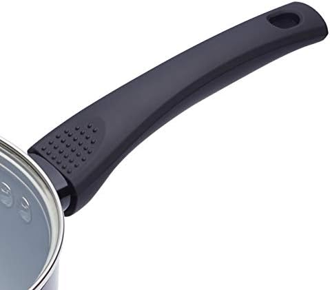 MasterClass Induction-Safe Non-Stick Ceramic Eco Saucepan with PTFE, PFOA and BPA Free Non Stick, 20 cm (8"), Black - Image 4