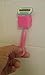 RazorGrip - The New Suction Cup Shower Razor Holder & loofah Holder for Home or RV. Great Stocking Stuffer. Perfect for Travel. (Pink 2 Pack)