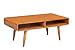 Boraam Zebra Series Halmstad Coffee Table, Rich Walnut