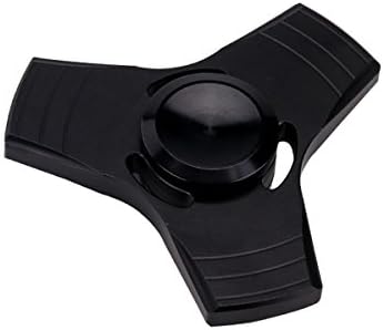 Tri-Spinner Fidget EDC Fidget Spinner Toy Stress Reducer,Amanico Hand Spinner Perfect for Adult &amp; Kids Black
