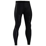 NATURET Compression Pants Running Tights Mens Leggings Baselayer Womens Cool Dry Sports Rreflect Light Tights