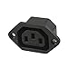 uxcell AC 250V 10A IEC 320 C13 Panel Mount Female Connector Socket