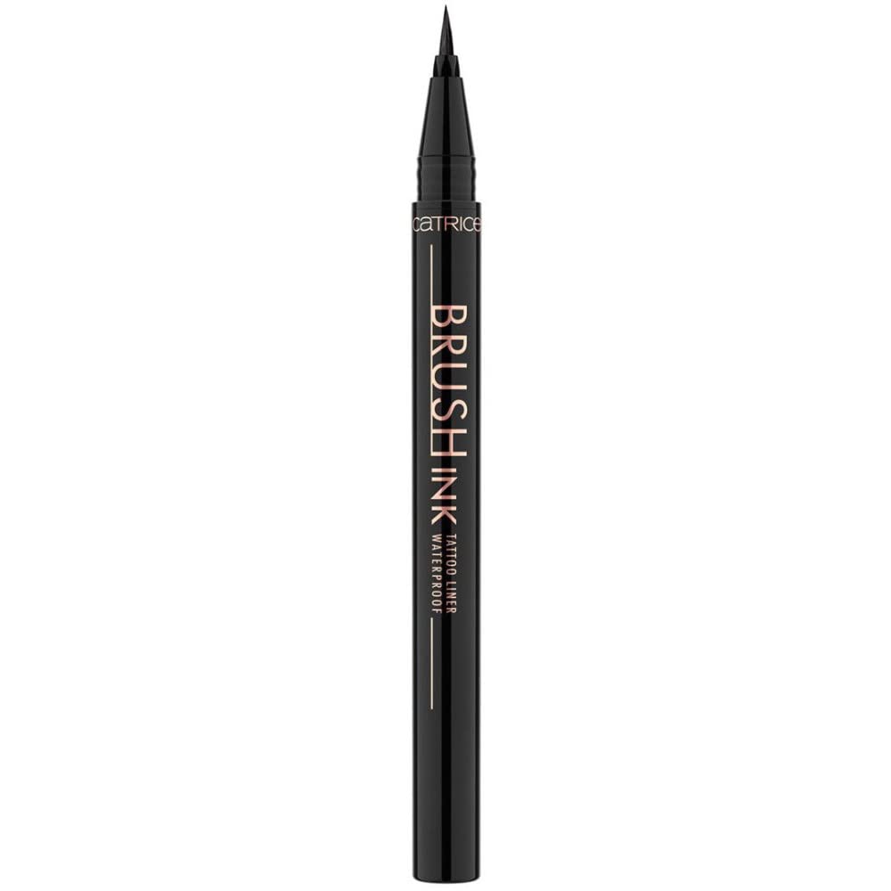 Catrice - BRUSH INK TATTOO LINER WATERPROOF - Waterproof eyeliner in a brush - 010 Black Waterproof