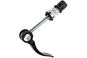 Bicycle Quick Release Clamp, Black, 5.0mm x 2.36 inches, Folding Saddle Seat Post for Mountain Bike