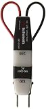 Gardner Bender GET-213HV High Visibility Voltage Tester, Visual Indicators, 100-300 V AC/DC, Insulated Housing & Probes, Red & Black