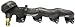 Diften 327-A0249-X01 - New Exhaust Manifold F150 Truck F250 Driver Left Side Ford F-150 F-250 Heritage