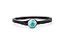 Tulsi Ginger Wrap Bracelet by Genuine Italian Vegetable-Tanned Leather with Turquoise Stone Closure | Handmade in Italy