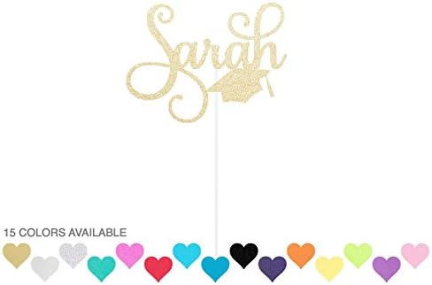 Custom Graduation Cake Topper - any color glitter