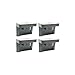 Pelican 1100 Quick Mounts 4-Piece (Black)