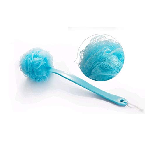 1Pcs Long Handle Hanging Soft Mesh Back Body Bath Shower Scrubber Brush Sponge - Thumbnail 2