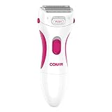 Conair Satiny Smooth Ladies Twin Foil Shaver with Pop-Up Trimmer, Battery Operated, Use Wet or Dry