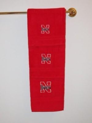 Nebraska Cornhuskers Bathroom 3 Piece Towels Set NCAA College Athletics