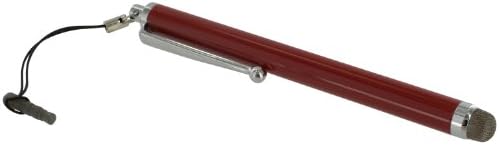 Ultra Smooth Micro Knit Fibre Capacitive Touch Screen Stylus Pen - Red | ZedLabz