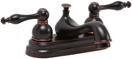 Premier Faucet 119266 Wellington Watersense Lead Free Centerset Two-Handle Lavatory Faucet, Parisian Bronze
