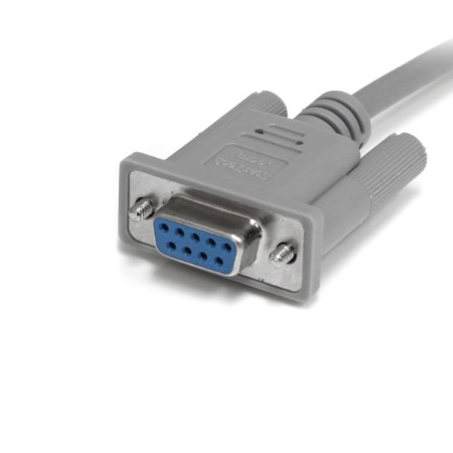 StarTech.com 10-Feet DB9 RS232 Serial Null Modem Cable F/M (SCNM9FM)