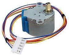 QX Electronics 5pcs 28BYJ-48 Valve Gear Stepper Motor DC 12V 4 Phase Step Motor Reduction