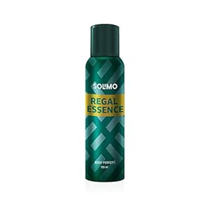 Amazon Brand – Solimo Regal Essence No Gas Body Perfume For Men, 120 ml
