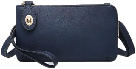 Prada Women's Navy Blue Vitello Phenix Leather Crossbody 1BH079