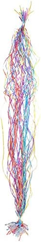 Funsational 13808 Quickie Balloon Ties with Ribbon, 50-Count, Assorted Colors