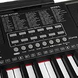 Bonnlo GLARRY 61 Key Portable Keyboard Piano with LCD Screen Teaching Modes view 9
