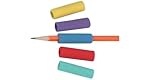 Charles Leonard Soft Cushioned Foam Pencil Grips, Assorted Colors, 50/Bag (65550)