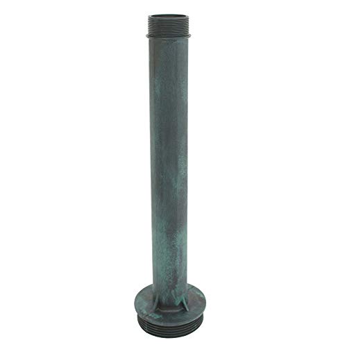 Spp12 Luxury Green Pedestal Resin Verdigris Bird Bath Garden
