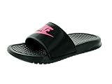 Nike Kid's Benassi JDI GS PS, BLACK/DYNAMIC PINK