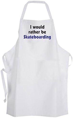 I would rather be Skateboarding – Adult Size Apron – Skateboarder