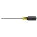 Nut Driver, 1/4-Inch Magnetic Tip Nut Driver with 6-Inch Hollow Shaft, Cushion Grip Handle Klein Tools 646-1/4M