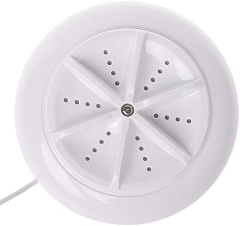 Shuzhen,Portable Mini Washing Tool Ultrasonic Washing Machine with USB Cable(color:WHITE)