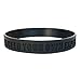 Motivational Silicone Wristbands Custom Embossed Quote, Nothing Is Impossible, Exceed Your Own Expectations. Rubber bands for Fitness, Workouts, Crossfit, Basketball, - Includes 1 Black Wristband