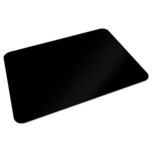 Office Marshal Black Polycarbonate Office Chair Mat - 36" x 48" - Hard Floor Protection - No-Recycling Material - High Impact Strength